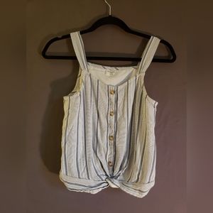 Abercrombie Kids striped tank top.  Lined.  So fresh and summery
